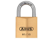 ABUS Mechanical 85/30mm Brass Padlock Carded