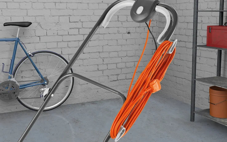 FLYMO EasiGlide 300 – Compact Hover Collect Lawnmower for Small Lawns