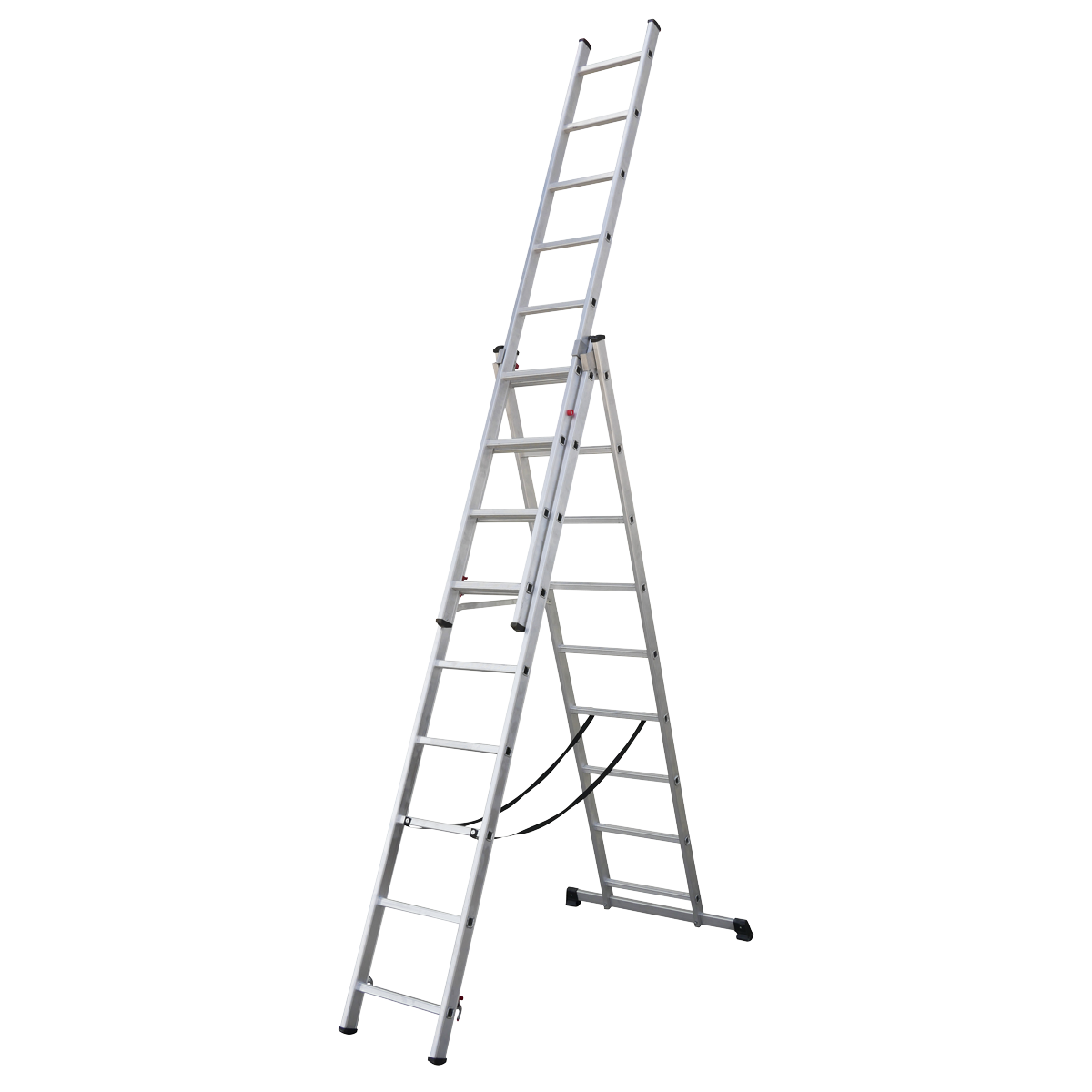 Sealey Aluminium Extension Combination Ladder 3x9 EN 131