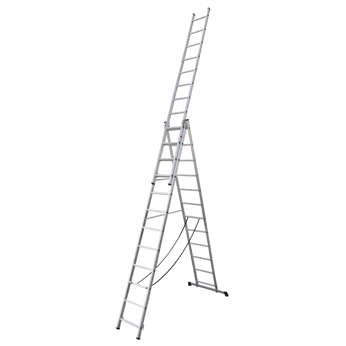 Sealey Aluminium Extension Combination Ladder 3x12 EN 131