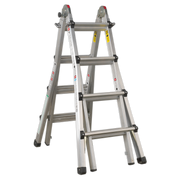 Sealey Aluminium Telescopic Ladder 4-Way EN 131 Adjustable Height