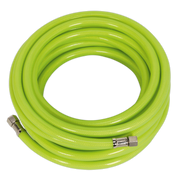 Sealey Air Hose High-Visibility 10m x Ø8mm with 1/4"BSP Unions