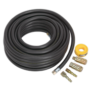 Sealey Air Hose Kit 15m x Ø8mm with Connectors
