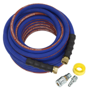 Sealey Air Hose Kit 15m x Ø13mm High Flow with 100 Series Adaptors