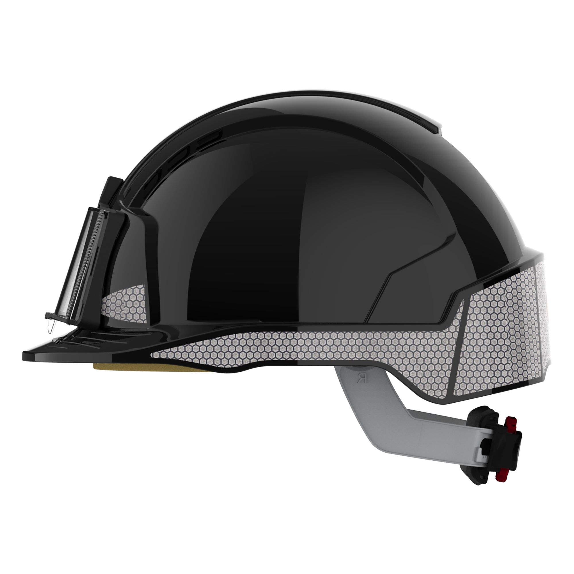 JSP EVOLite Safety Helmet with CR2 Decals and ID Badge Holder / Lamp Bracket