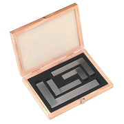 Sealey Precision Steel Square Set 4pc