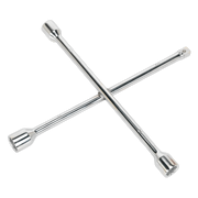 Sealey Wheel Brace 4-Way 1/2"Sq Drive + 17, 19, 21mm