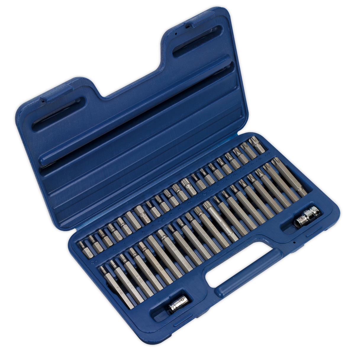 Sealey TRX-Star*/Hex/Spline Bit Set 42pc 3/8" & 1/2"Sq Drive AK219