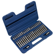 Sealey TRX-Star*/Hex/Spline Bit Set 42pc 3/8" & 1/2"Sq Drive AK219