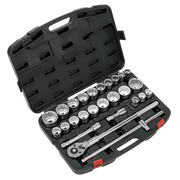 Sealey Socket Set 26pc 3/4"Sq Drive 12-point WallDrive® AK2584