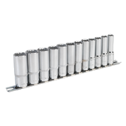 Sealey Socket Set 12pc 3/8"Sq Drive 12pt Deep WallDrive® Metric