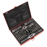 Sealey Tap & Die Set 28pc Split Dies Metric
