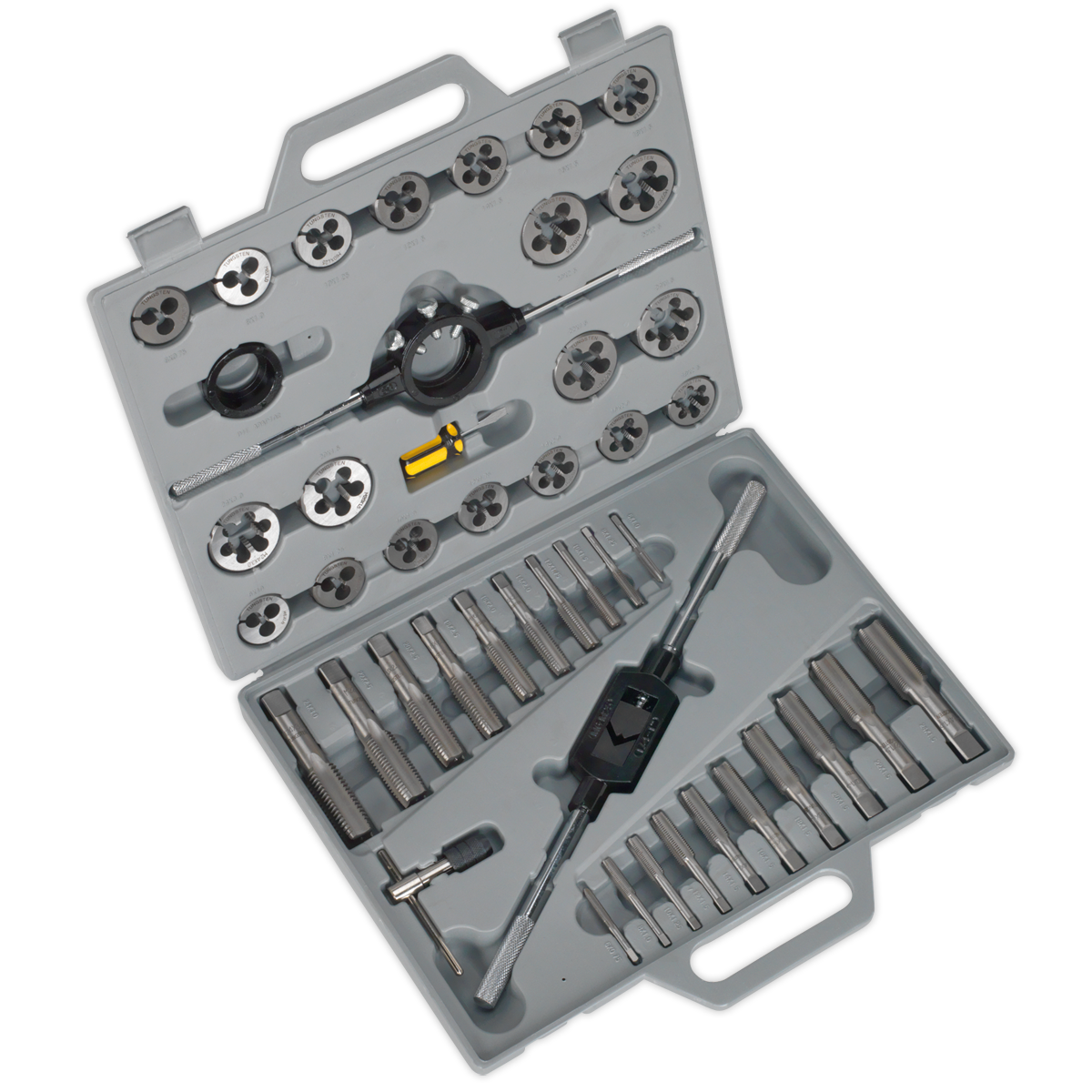 Sealey Tap & Die Set 45pc Split Dies Metric
