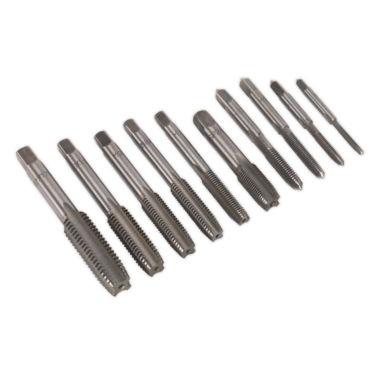 Sealey Tap Set 10pc Metric