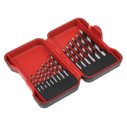 Sealey Brad Point Wood Drill Bit Set 15pc