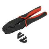 Sealey Ratchet Crimping Tool Interchangeable Jaws