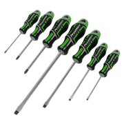 Sealey Screwdriver Set 7pc GripMAX® - Hi-Vis Green AK4321HV