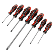 Sealey Screwdriver Set 7pc GripMAX® - Red AK4325