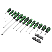 Sealey Screwdriver & Bit Set 33pc GripMAX® - Hi-Vis