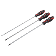 Sealey GripMAX® Screwdriver Set Long 3pc