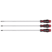 Sealey Screwdriver Set 3pc Hammer-Thru 450mm AK4942