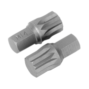Sealey Spline Bit M14 x 30mm Pack of 2