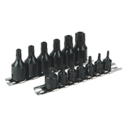 Sealey TRX-Star* Security Socket Bit Set 13pc 1/4" & 3/8"Sq Drive