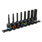 Sealey TRX-Star* Impact Socket Bit Set 8pc 1/2"Sq Drive