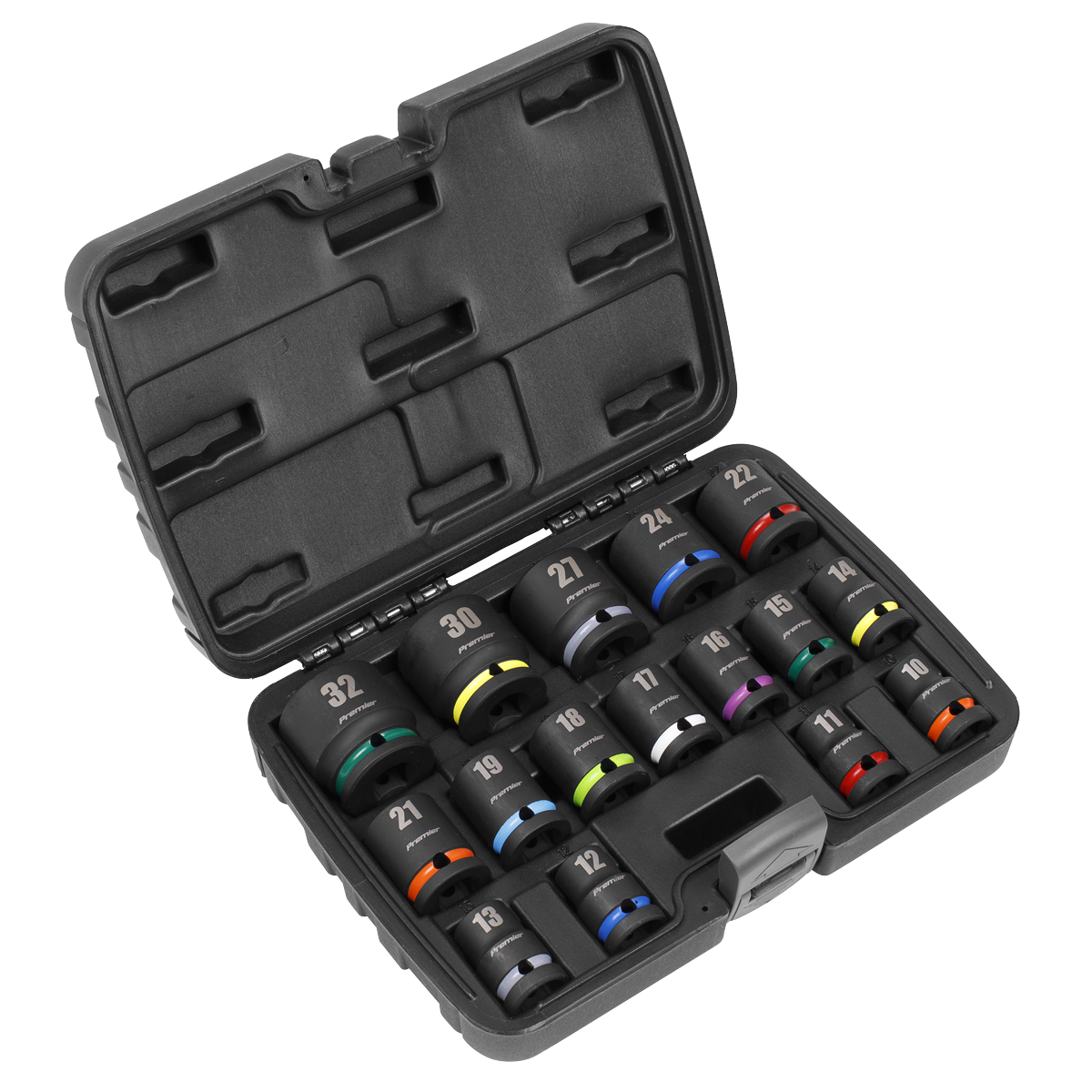 Sealey Impact Socket Set 16pc 1/2Sq Drive
