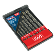Sealey Tungsten Carbide Tipped Masonry Drill Bit Set 8pc