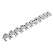 Sealey Crow's Foot Spanner Set 10pc 3/8"Sq Drive - Metric