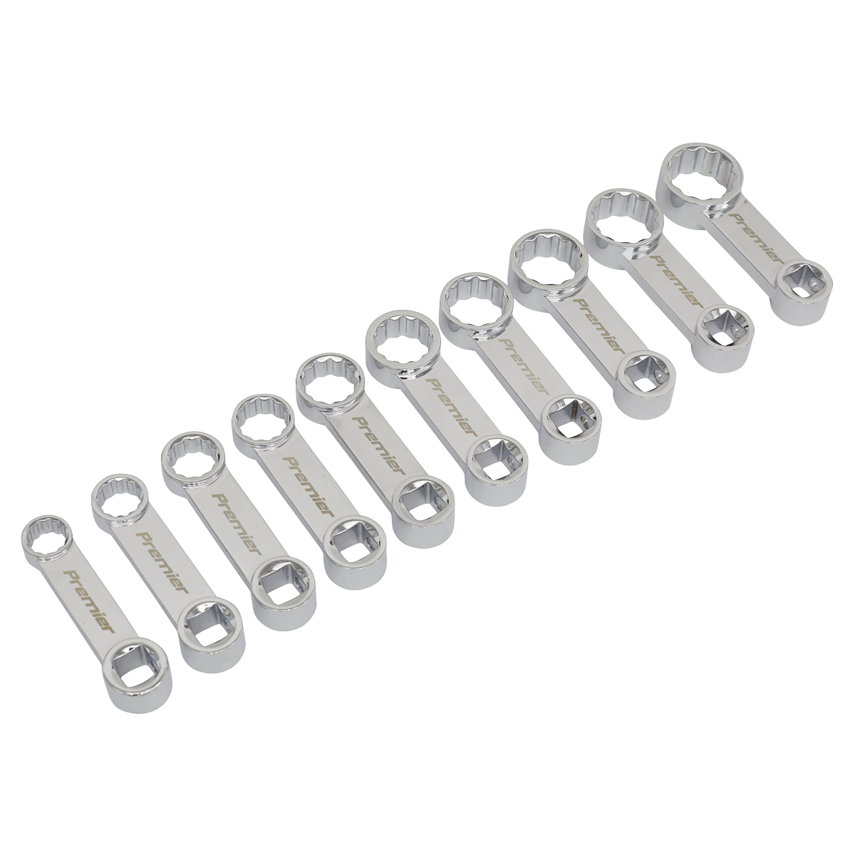 Sealey Torque Adaptor Spanner Set 10pc 3/8"Sq Drive - Metric