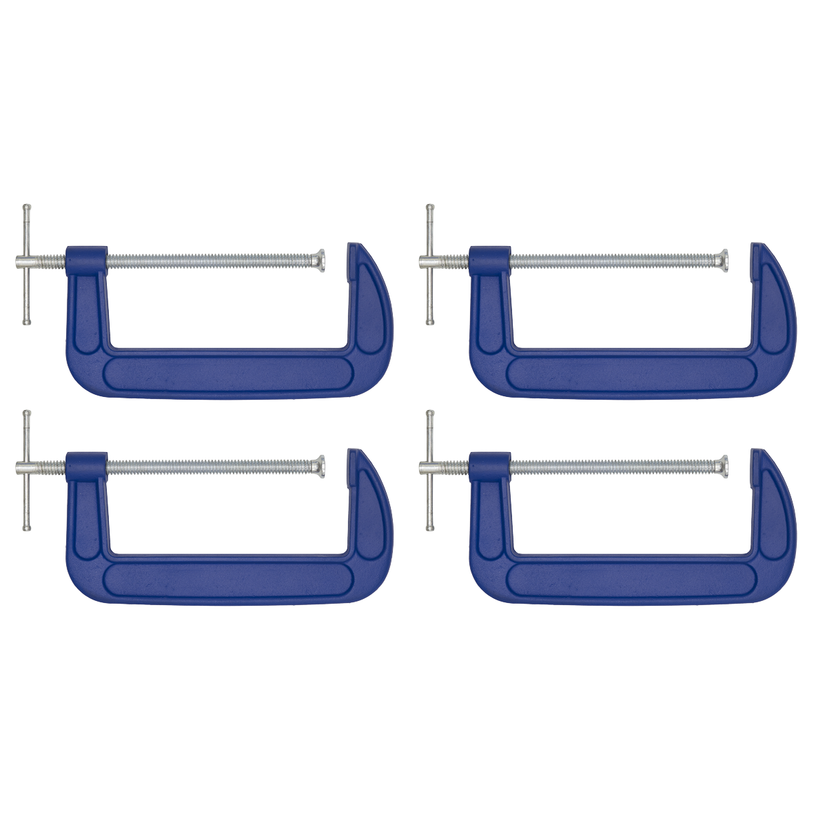 Sealey G-Clamp 200mm - Pack of 4