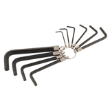 Sealey Hex Key Set on Ring 10pc Metric