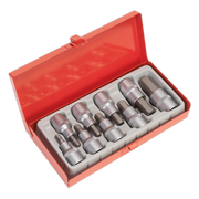 Sealey Hex Socket Bit Set 9pc 1/2"Sq Drive