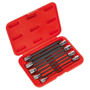 Sealey TRX-Star* Socket Bit Set 9pc 3/8"Sq Drive 150mm