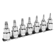 Sealey TRX-Star* Socket Bit Set Lock-On 7pc 3/8"Sq Drive