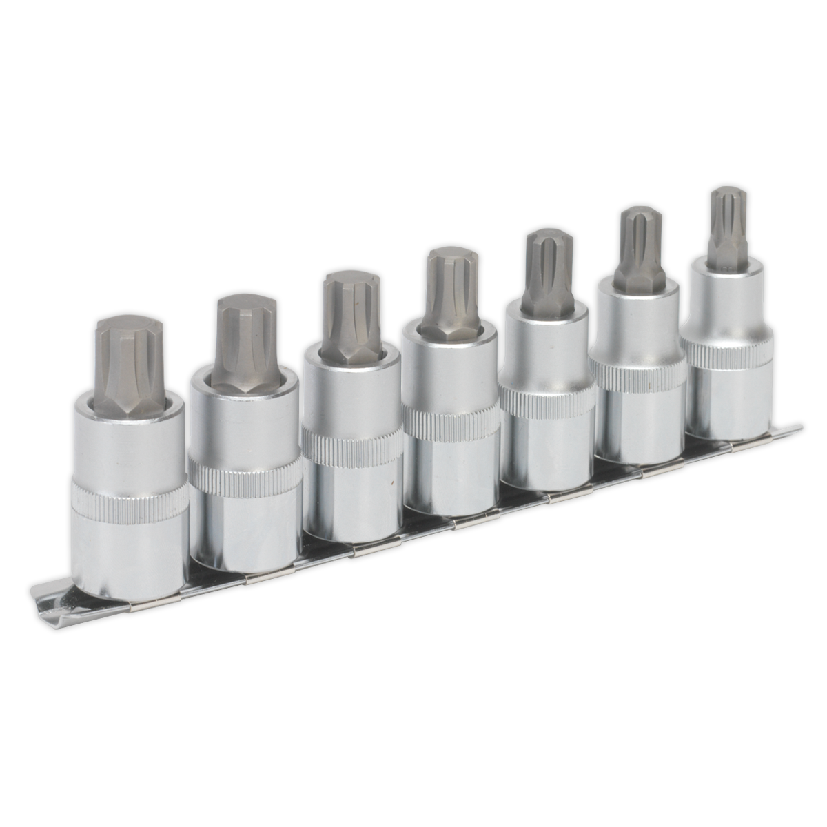 Sealey Ribe Socket Bit Set 7pc 1/2"Sq Drive 55mm