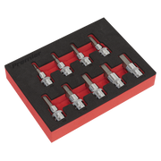 Sealey Hex Socket Bit Set 9pc 3/8"Sq Drive - Metric