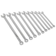 Sealey Combination Spanner Set 10pc Extra-Long Metric AK6310