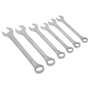 Sealey Combination Spanner Set 6pc Jumbo Metric