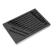 Sealey Combination Spanner Set 12pc Metric - Black Series