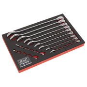 Sealey Combination Spanner Set 11pc Imperial AK63266