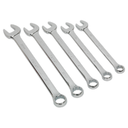 Sealey Combination Spanner Set 5pc Jumbo Metric