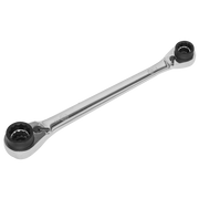 Sealey Ratchet Ring Spanner 8-in-1 Reversible Metric