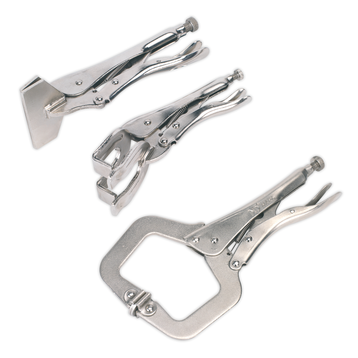 Sealey 'C' Clamp & Welding Clamp Set 3pc
