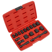 Sealey Impact Socket Set 17pc 3/8"Sq Drive Metric