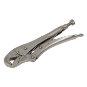Sealey Locking Pliers Round Jaws 195mm 0-35mm Capacity