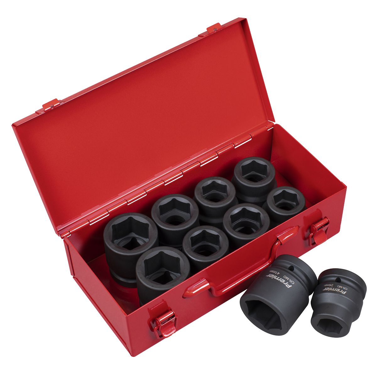Sealey Impact Socket Set 10pc 1"Sq Drive Metric/Imperial
