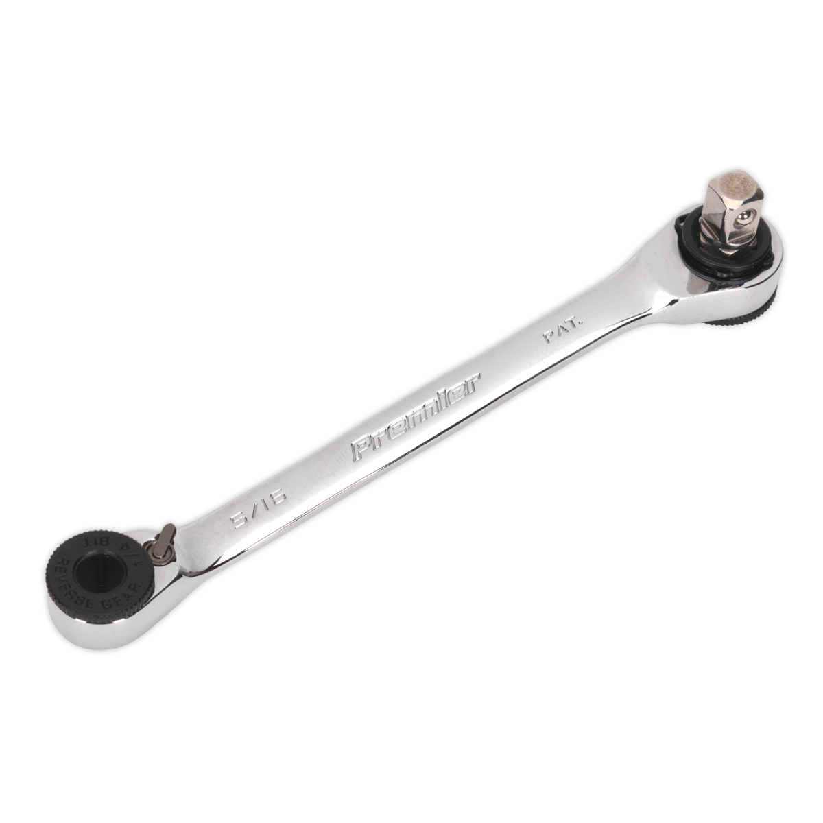 Sealey Ratchet Spanner 1/4"Hex x 5/16"Hex Drive with 1/4"Sq Drive Adaptor